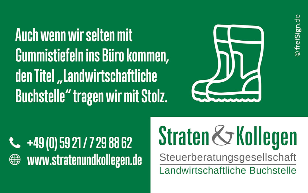 Straten & Kollegen wirbt mit Augenzwinkern